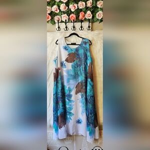 Temptation Italy Italian Florals Lined Swing Dress